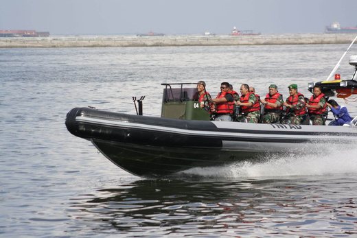 Kawi Shipyard RIB in operation