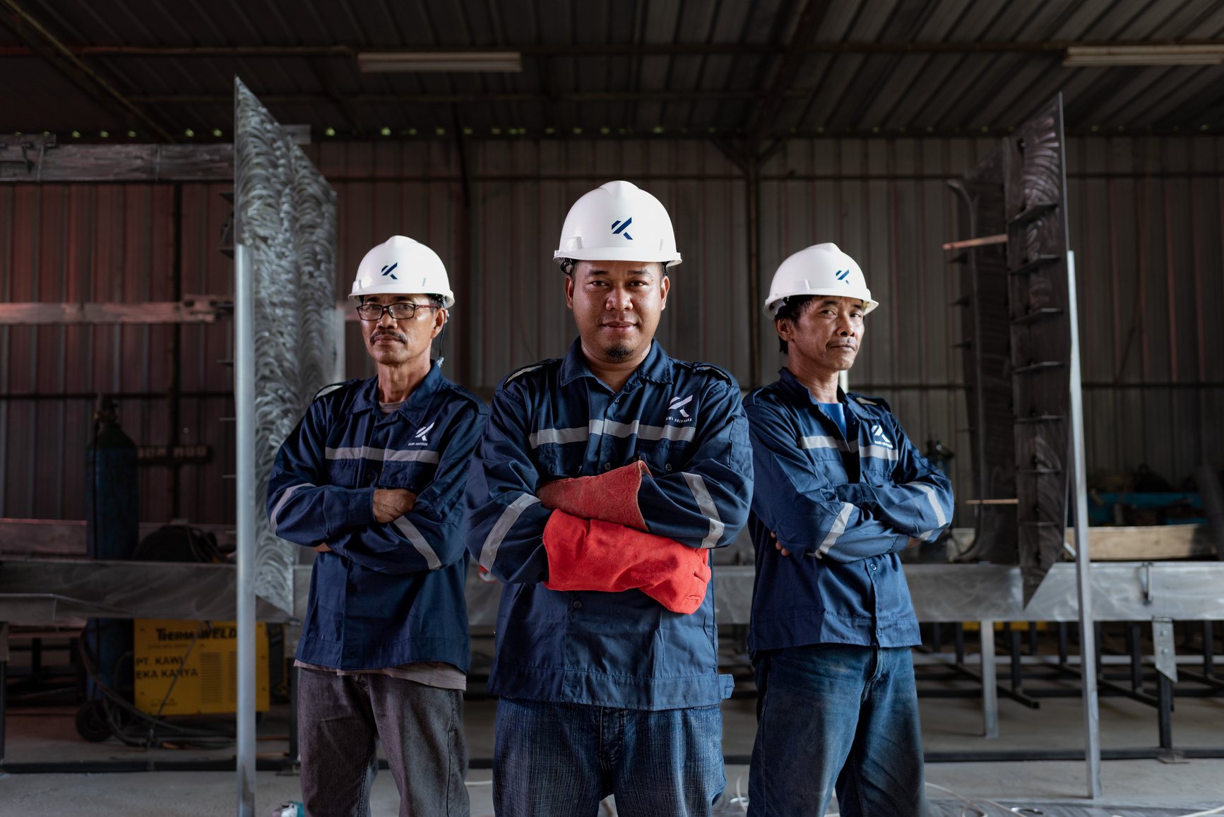 Kawi Shipyard craftsmen
